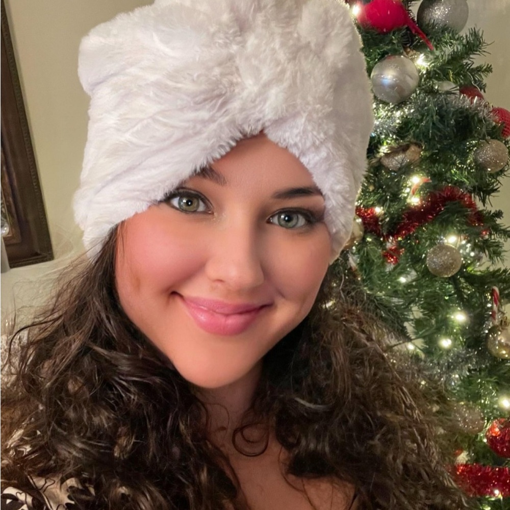 Soft Faux Fur Turban Winter Hat with Cotton Lining – Cozy Warm headwrap